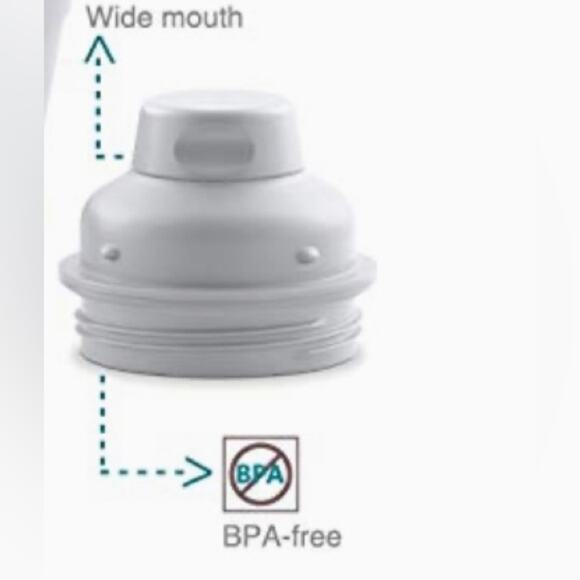 Vaya Drynk White 20.2 oz Vacuum Insulated Stainless Steel Thermos Flask NWOT - Picture 8 of 8